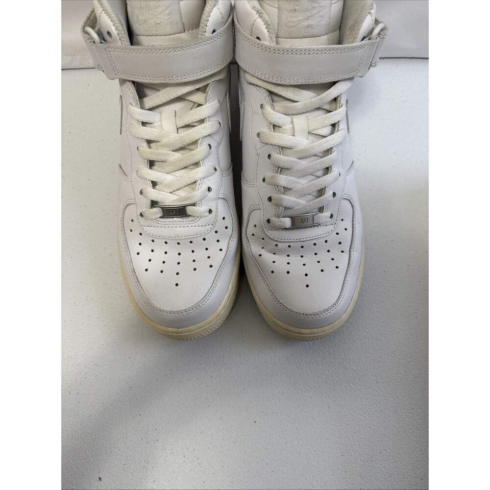 Nike Air Force 1 Mid 07 Men’s 9.5 315123-111 White - Picture 9 of 14